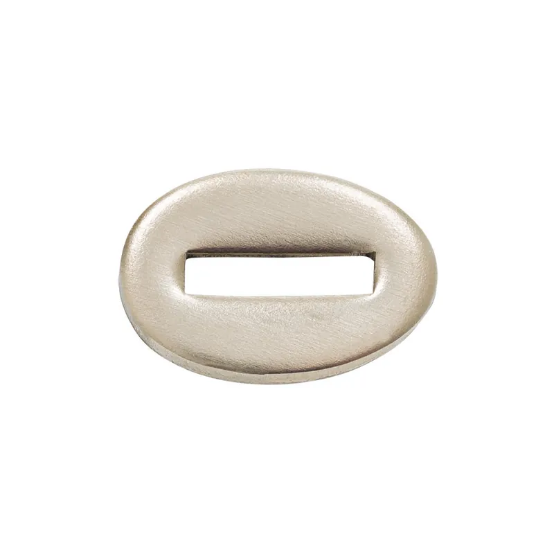 Zertifiziert Kopfplatte 15 x 22 mm, Nickel, Klingenstärke 3,0 mm