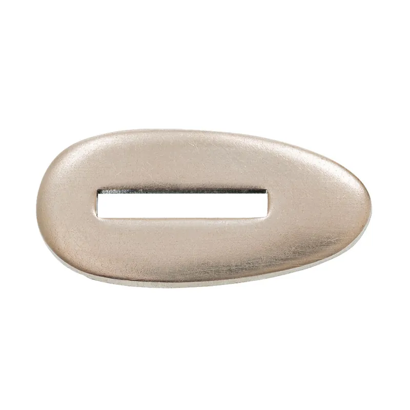 Kopfplatte mit Handschutz 15 x 31 mm, Nickel, Klingenstärke 3,0 mm Knallerangebot