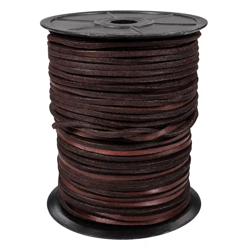 Sale Rinds-Fahllederriemen, 4-kant, braun, 50 m