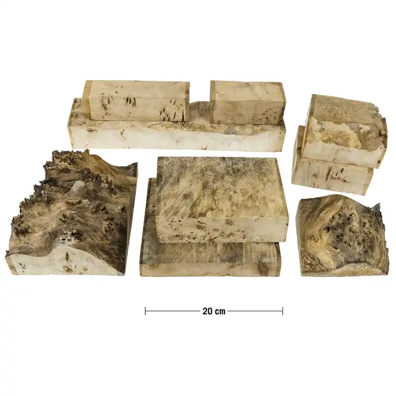 Pappel Maser, Reststücke, 4,5 kg Meistverkauft