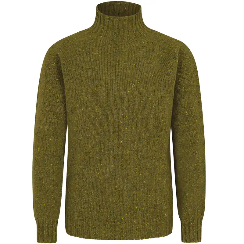 Damen Turtle Neck Donegal-Pullover Solange Der Vorrat Reicht