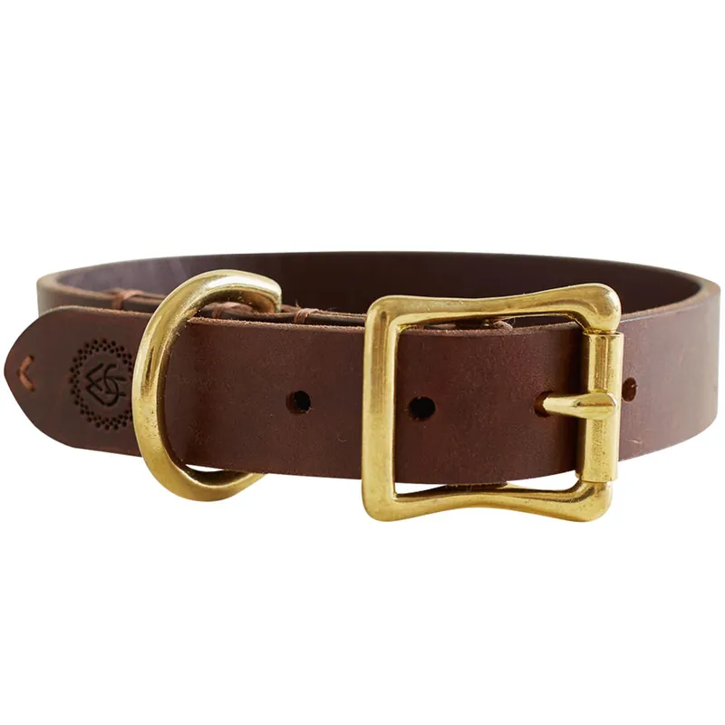 Neue Kollektion Helen Wells Hundehalsband »Classic«, chestnut, XL