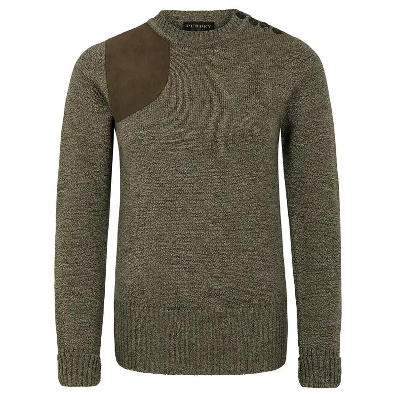 Jetzt Kaufen Purdey Damen Schießpullover, One Shoulder, grün
