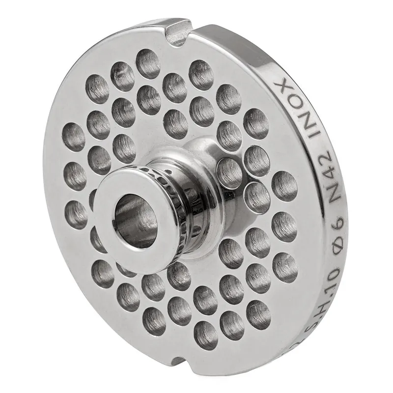 Echt Fimar Edelstahllochscheibe für Fleischwolf 12B, Ø 6 mm