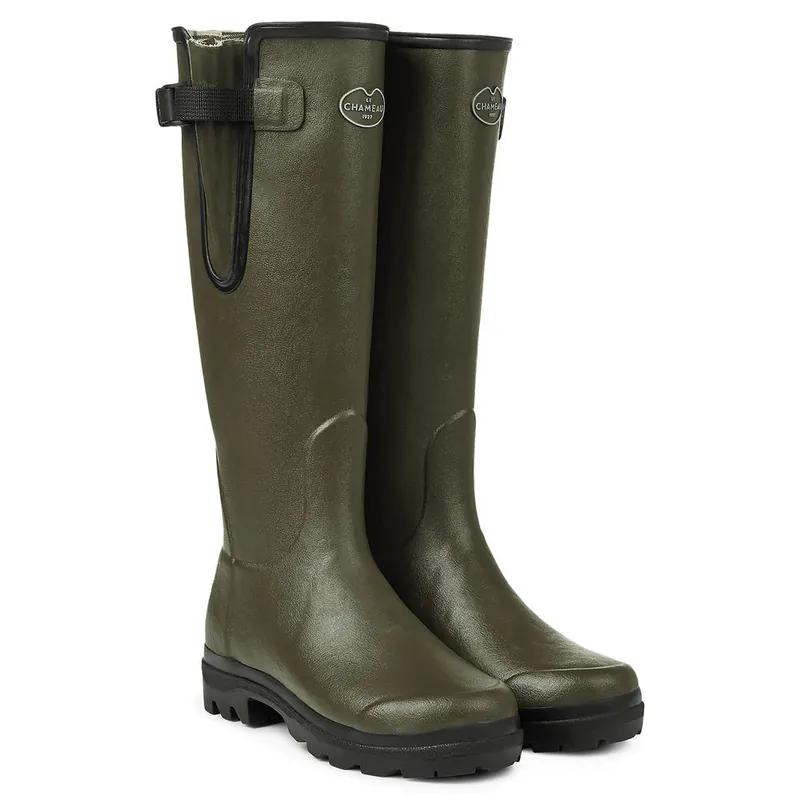 Le Chameau Damen-Gummistiefel Vierzon, Jerseyfutter Geprüft