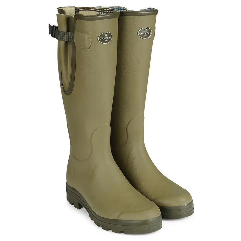 Le Chameau Herren-Gummistiefel Vierzon, Jerseyfutter Preisreduziert