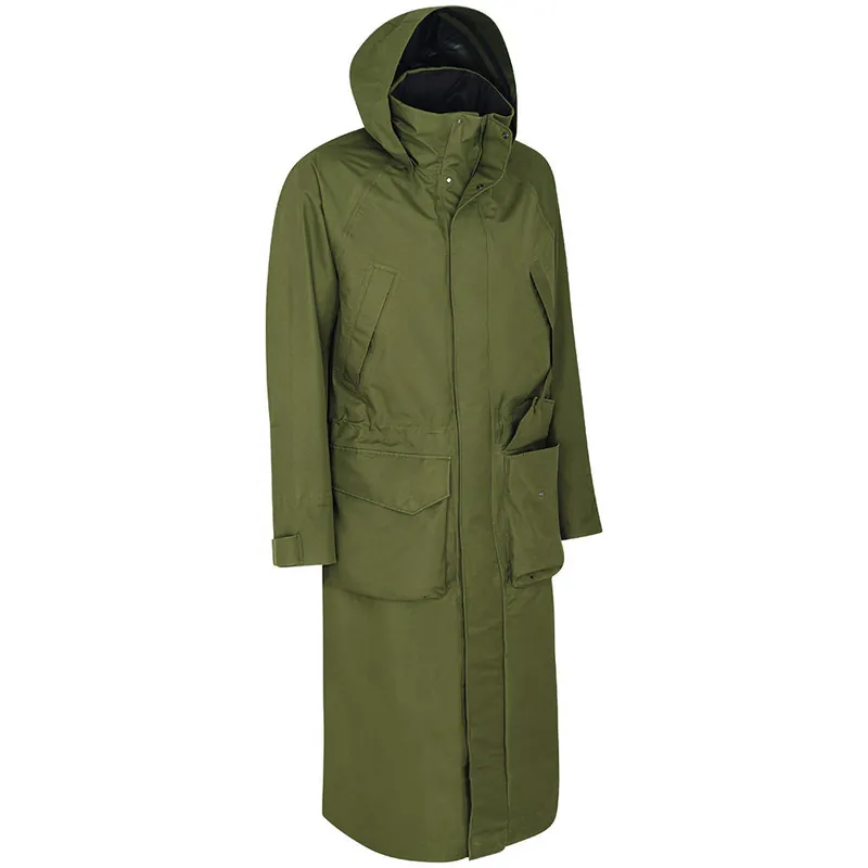 Direktkauf Purdey Jagdmantel Vatersay Cape 2, Rifle Green