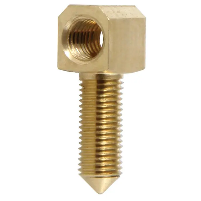 Solange Der Vorrat Reicht Messing-Muttern, starker Schaft, metrisches Gewinde, Violin, 4 x 4 mm