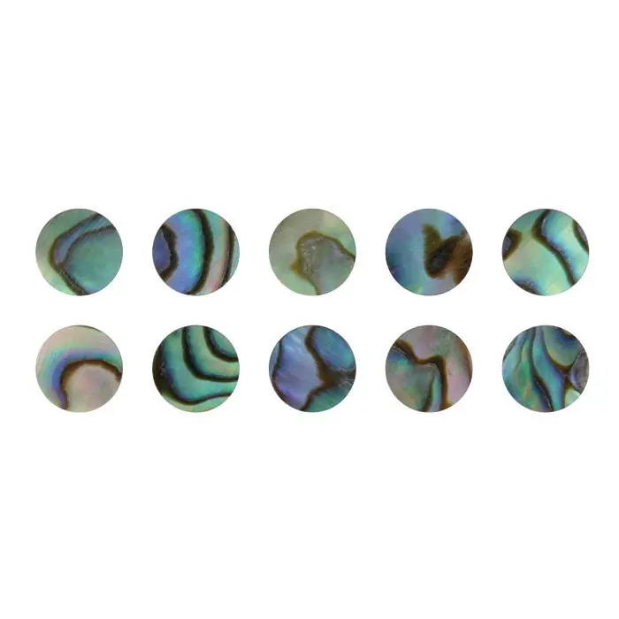 Ausverkauf Perlmutter-Augen Paua, 10 Stck, Ø 3 mm