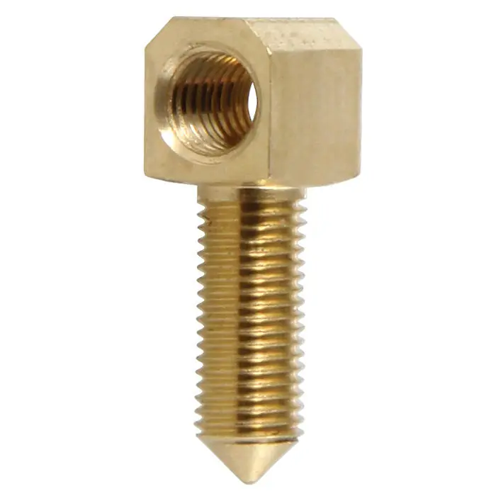 Messing-Muttern, normaler Schaft, metrisches Gewinde, Viola, 5 x 4 mm Zertifiziert