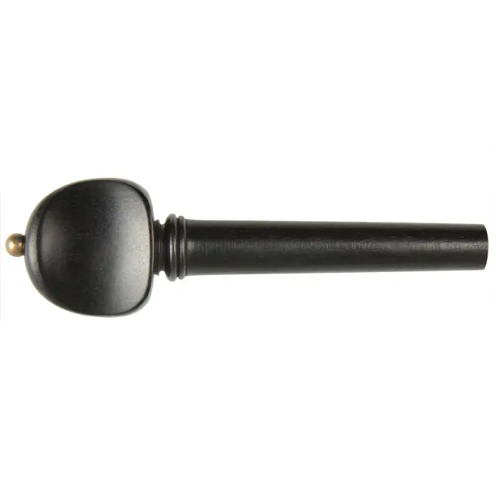 Abverkauf Wirbel Schweizer Modell, Messing-Knopf, Ebenholz, Violin 4/4, mittel