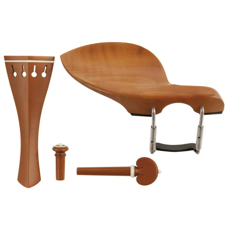 Markenware c:dix® Selection Satz, Buchsbaum, weiße Garnitur, 7-teilig, Violin 4/4, mittel