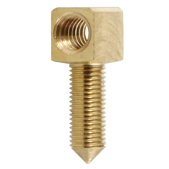 Messing-Muttern, starker Schaft, Zollgewinde, Viola, 5 x 4 mm Direktkauf