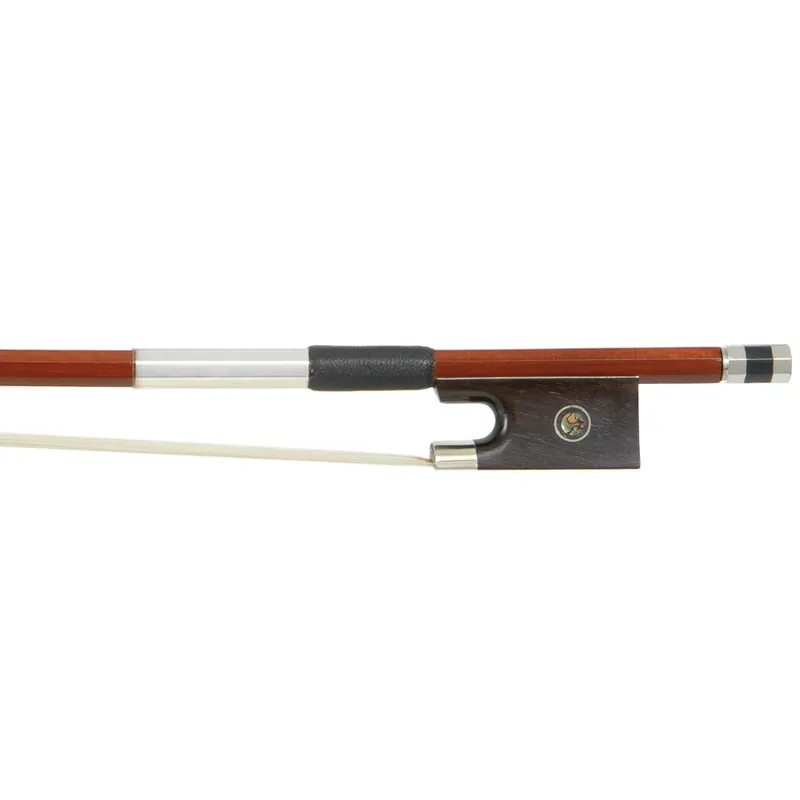 Neuheit Brasilholzbogen, Neusilber, eckige Stange, Pariser Auge, Violin 3/4