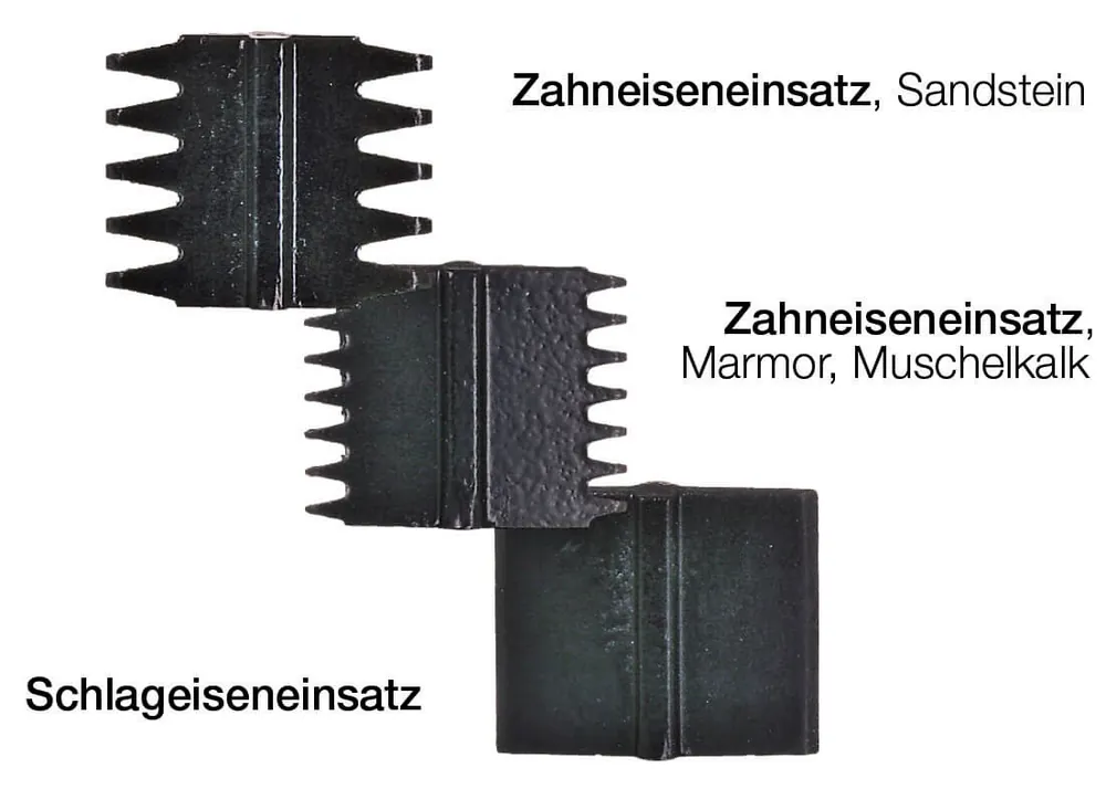 Top-Preis J. König Zahneiseneinsatz Marmor/Muschelkalk Breite: 40 mm