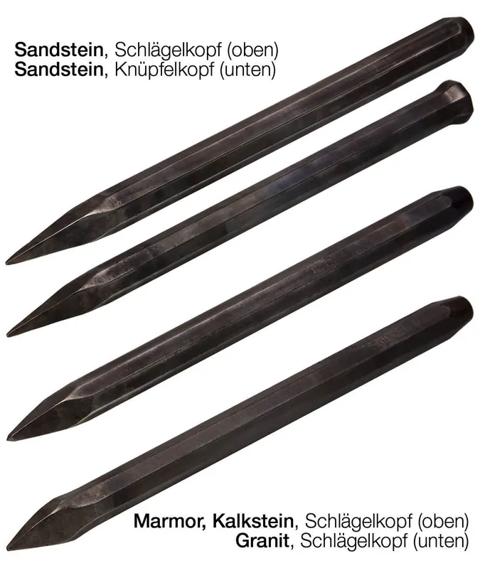 J. König Spitzeisen Marmor/Kalkstein, Achtkant Schneidenbreite: 18 mm Sonderangebot