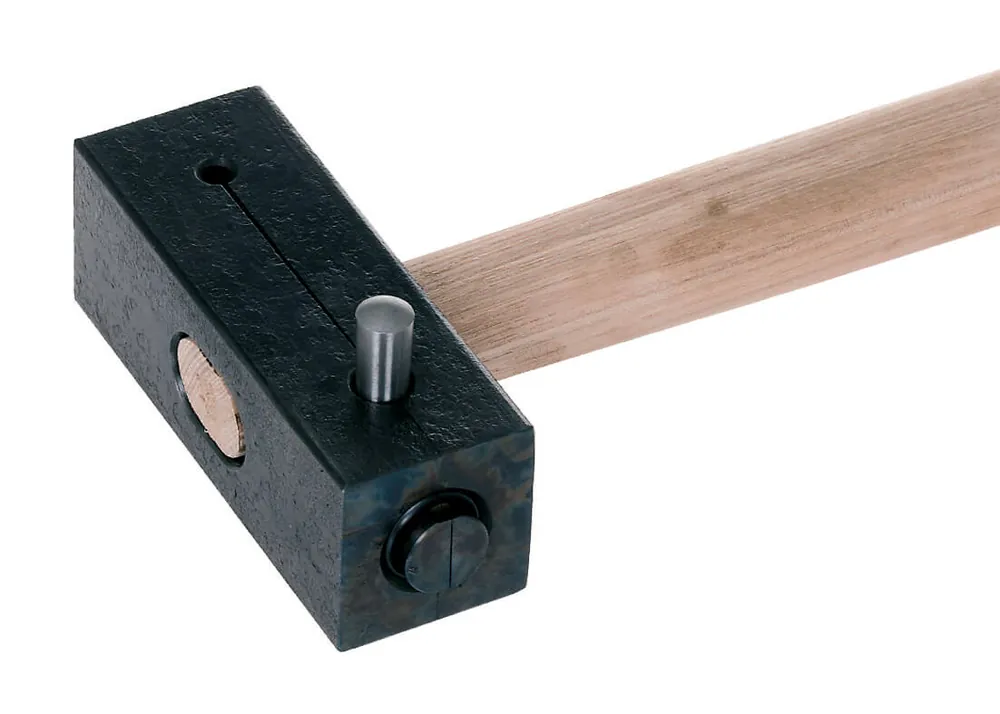J. König Stockhammer, mit Stiel Stockfläche: 35 x 35 mm, Gewicht 1200 g Neue Kollektion