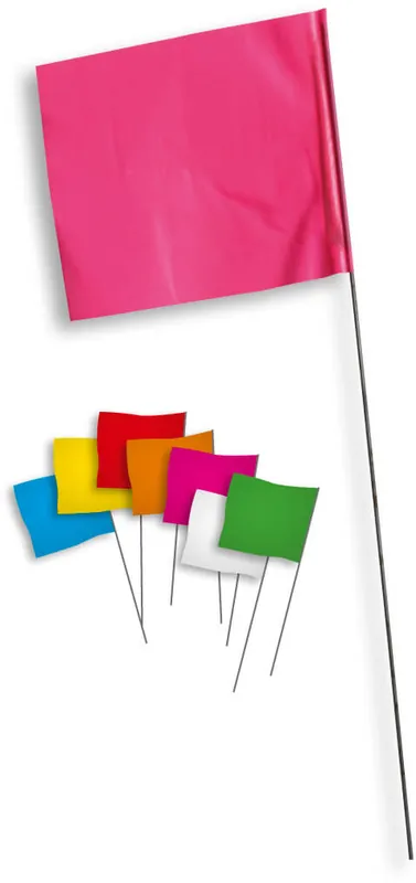 Mega-Angebot a.m.p.e.r.e. Markierfähnchen Flag Mark 100 Stück Farbe: rot