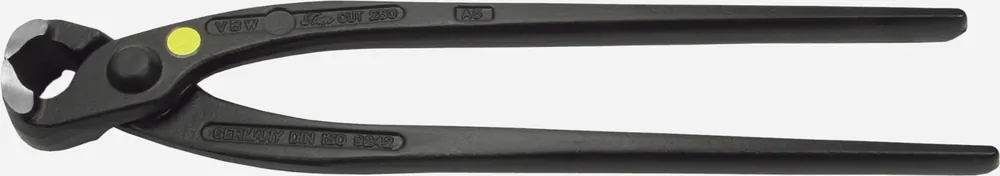 Preisknaller VBW Monierzange TopCUT schwarz lackiert, polierter Kopf Länge: 280 mm