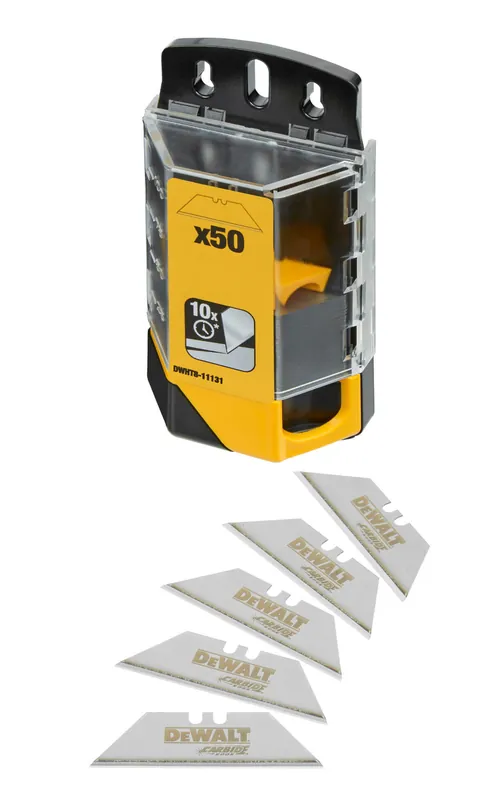 Wochenendangebot DeWALT Trapezklingen Wolframcarbid 50 Stück
