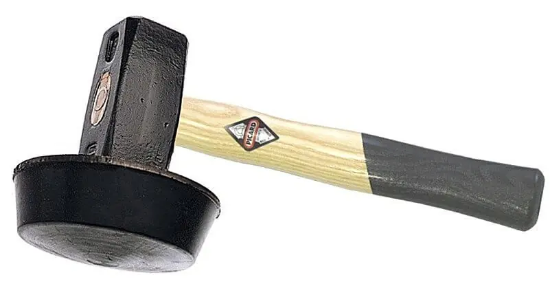 Direktkauf Picard Plattenlegerhammer rund 110 mm, 1500 g