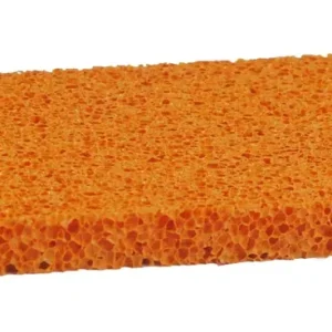 Aktuell profibau Schwammgummibelag orange 280 x 140 x 18 mm