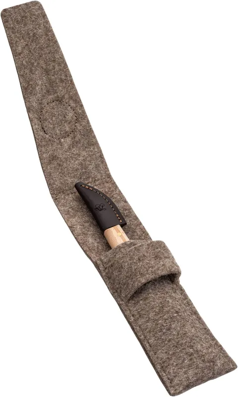 Kirschen Kerbschnitzmesser in Filztasche Super-Preis