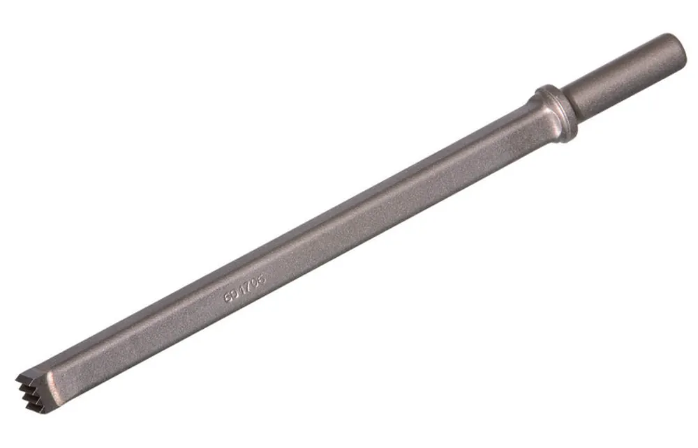 Aktuell J. König Druckluft-Riffeleisen REXID Formplatte 15x12 mm Riffelschneidenanzahl: 4