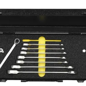 Abverkauf ELORA Maulschlüssel-Satz mit Ringratsche 14-teilig ELORA-204-S8M-OMS