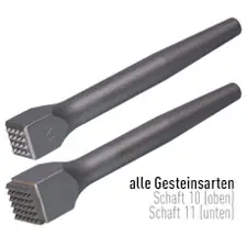 Ausverkauf J. König Druckluft-Stocker REXID Rundst,30x30mm,Schaftf.11 Zahnanzahl: 25 Zähne