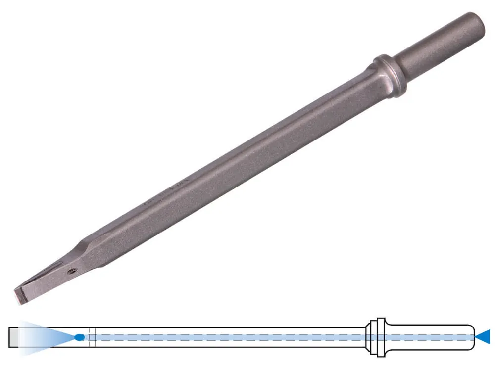 J. König Druckluft-Schrifteisen REXID plus Hartgestein Schneidenbreite: 14 mm Wochenendangebot