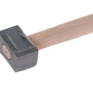 Highlight J. König Richthammer REXID Hartgestein, zweischneidig, 40 mm zweiseitig, mit Stiel, 800 g