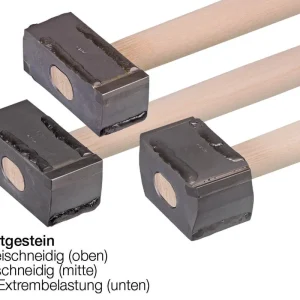 Markenprodukt J. König Kipphammer REXID Hartgestein, einschneidig Schneidenbreite: 45 mm, Gewicht 2000 g