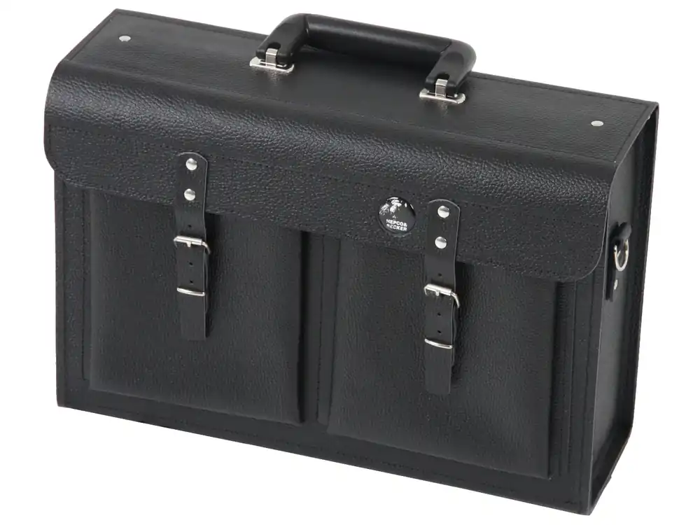 HEPCO & BECKER Werkzeugtasche FAVORIT Rindleder feststehende Wände, 395 x 120 x 260 mm Kracherpreis