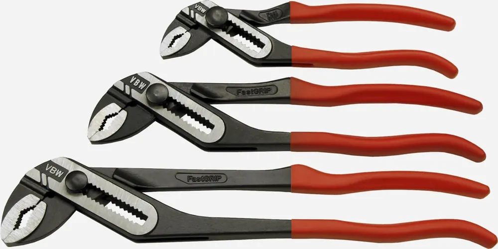 Sale VBW Wasserpumpenzange-Satz FastGRIP 3-teilig