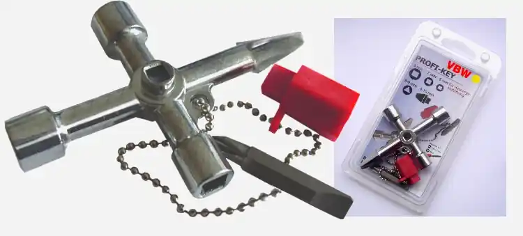 VBW Profi-Key 61 x 90 mm mit Heizungsentlüftungs-Schlüssel Günstig