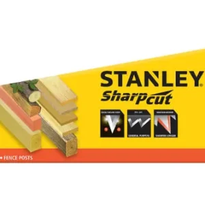 Echt STANLEY Handsäge SHARPCUT™  Länge: 500 mm