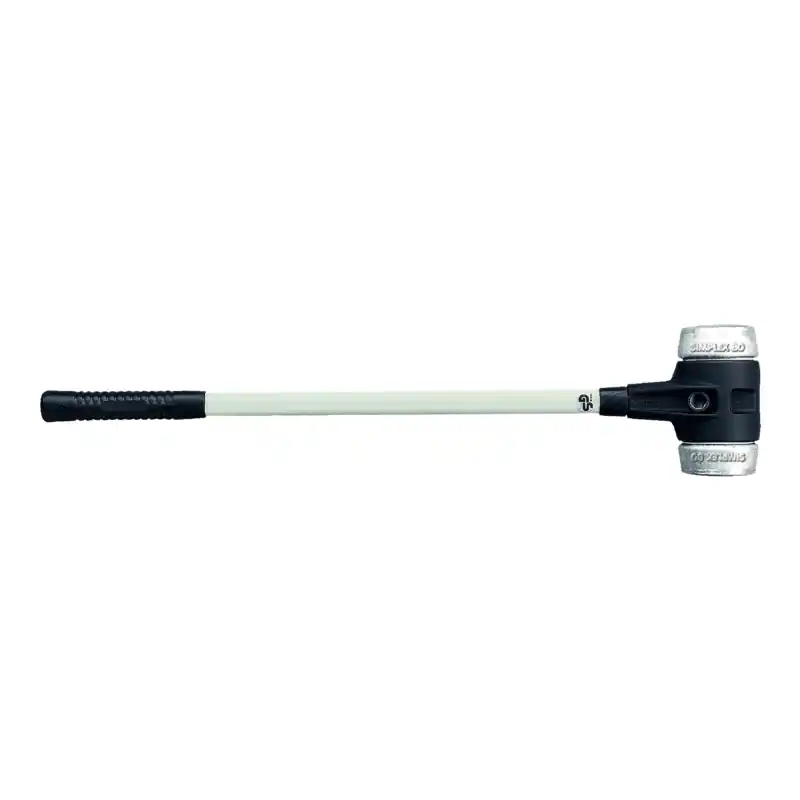 HALDER Simplex-Vorschlaghammer Weichmetall, Ø 80 mm, Fiberglasstiel Knallerangebot
