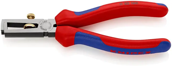 KNIPEX Abisolierzange 160 mm poliert, Mehrkomponenten-Hüllen Kracherpreis