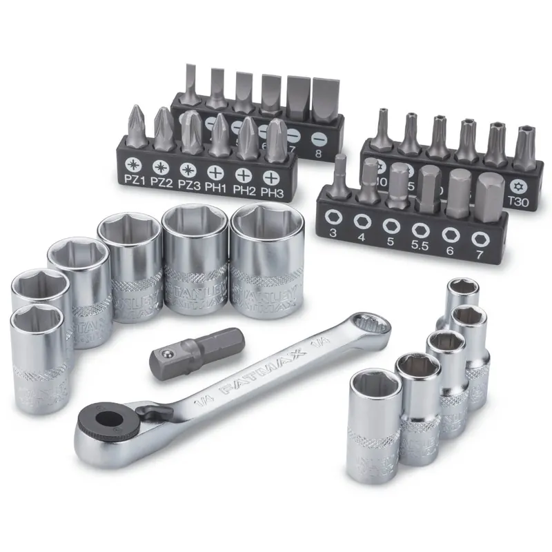 Bestpreis STANLEY FatMax® Pro-Stack™ Steckschlüssel- und Bit-Set 37-teilig
