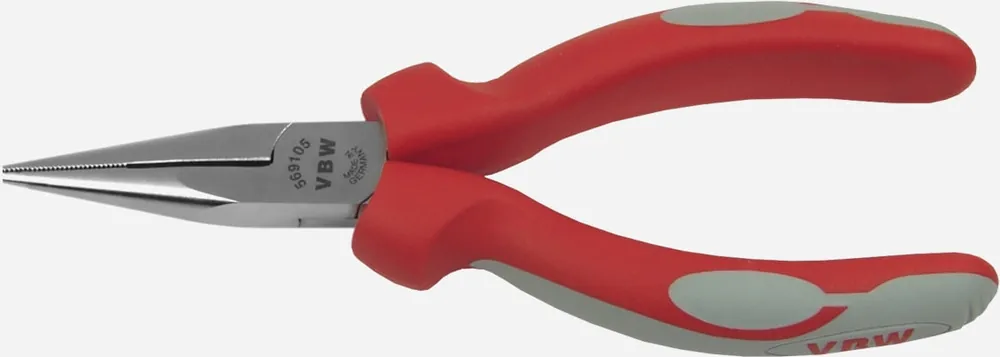 Direktkauf VBW Mechaniker-Flachrundzange verchromt