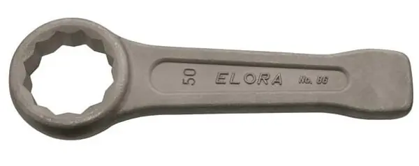 Abverkauf ELORA Schlagringschlüssel ELORA-86 Schlüsselweite: 165 mm