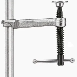 BESSEY Ganzstahl-Schraubzwinge GZ mit Knebelgriff  Ausladung x Spannweite: 120 x 800 mm Sichere Zahlung
