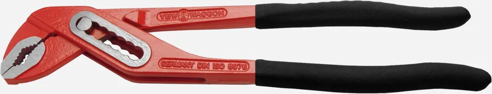 Neue Kollektion VBW Wasserpumpenzange rot lackiert, poliert Spannweite: 45 mm