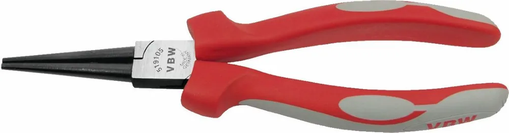 VBW Rundzange, poliert, mit langen Backen Länge: 160 mm Markenware