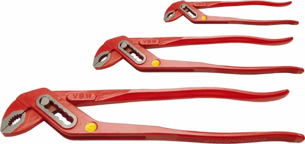 VBW Wasserpumpenzangen-Satz 3-tlg., rot Sofort Bestellen