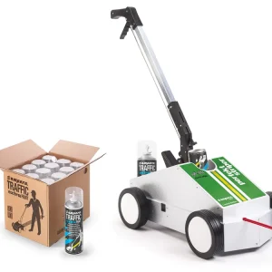Must-Have a.m.p.e.r.e. Traffic Paint Set, 1 Karton Traffic Paint + New Perfekt Striper Farbe: weiß