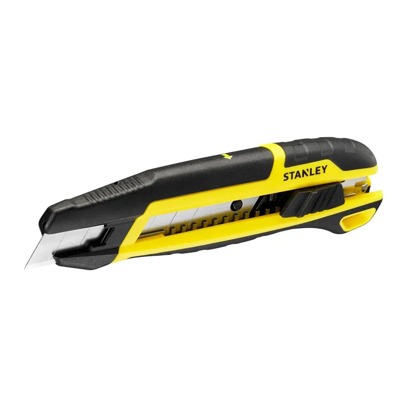 Bestpreis STANLEY Cutter STHT10501-0 18mm mit Schieber, 160 mm, SB-verpackt