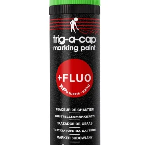 a.m.p.e.r.e. Baustellenmarkierungsfarbe trig-a-cap extra fluo 500 ml Farbe: leuchtgrün Zertifiziert