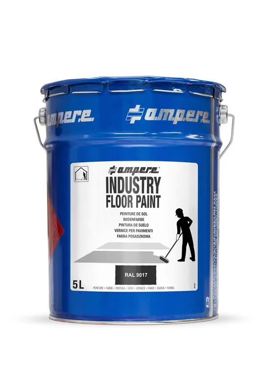 a.m.p.e.r.e. Bodenmarkierungsfarbe Industry Floor Paint 5l Farbe: schwarz Online Kaufen